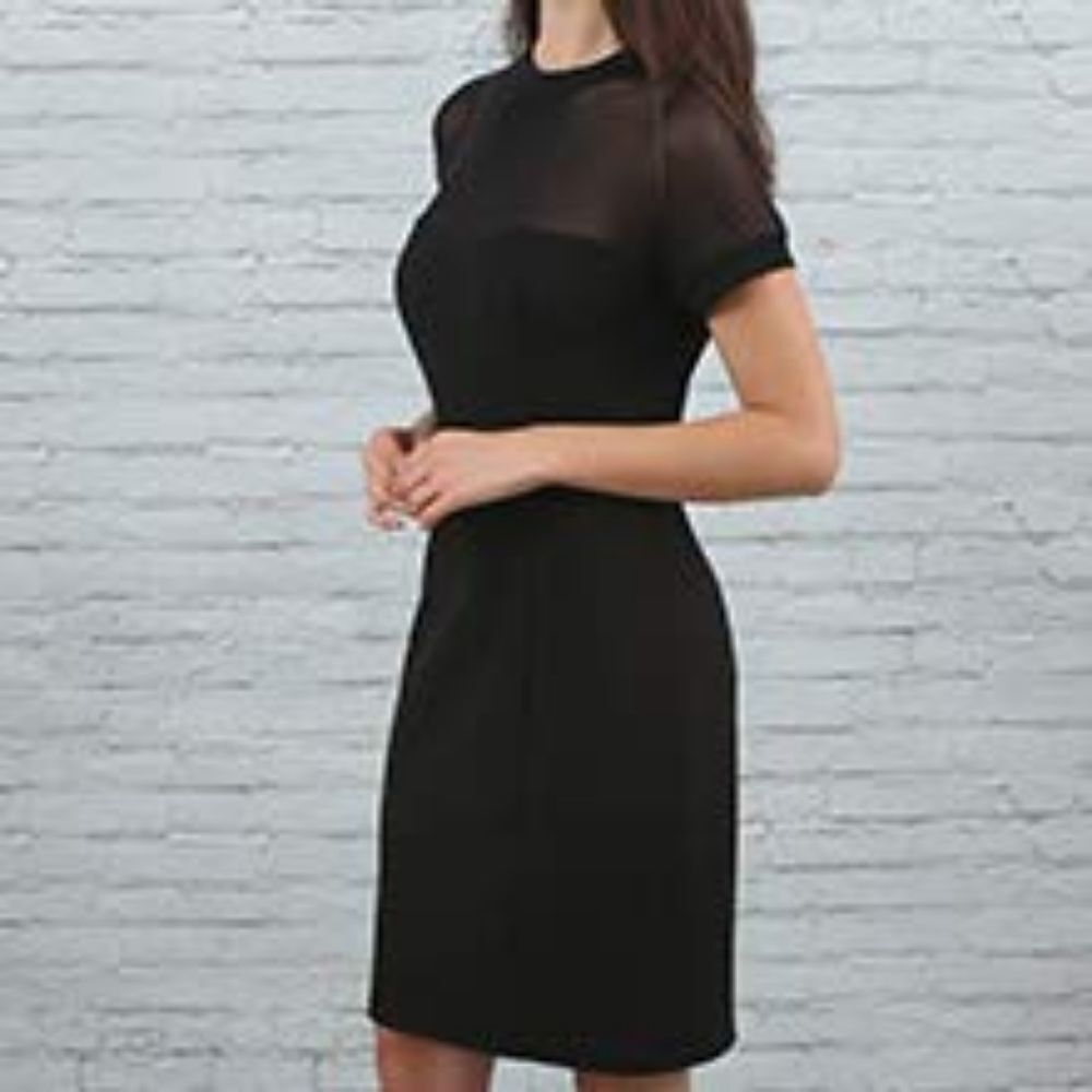 BEBE Black Bodycon Dress Size 6